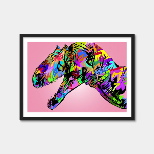 Raptor Closeup Wall Art — Framed Print Format preview