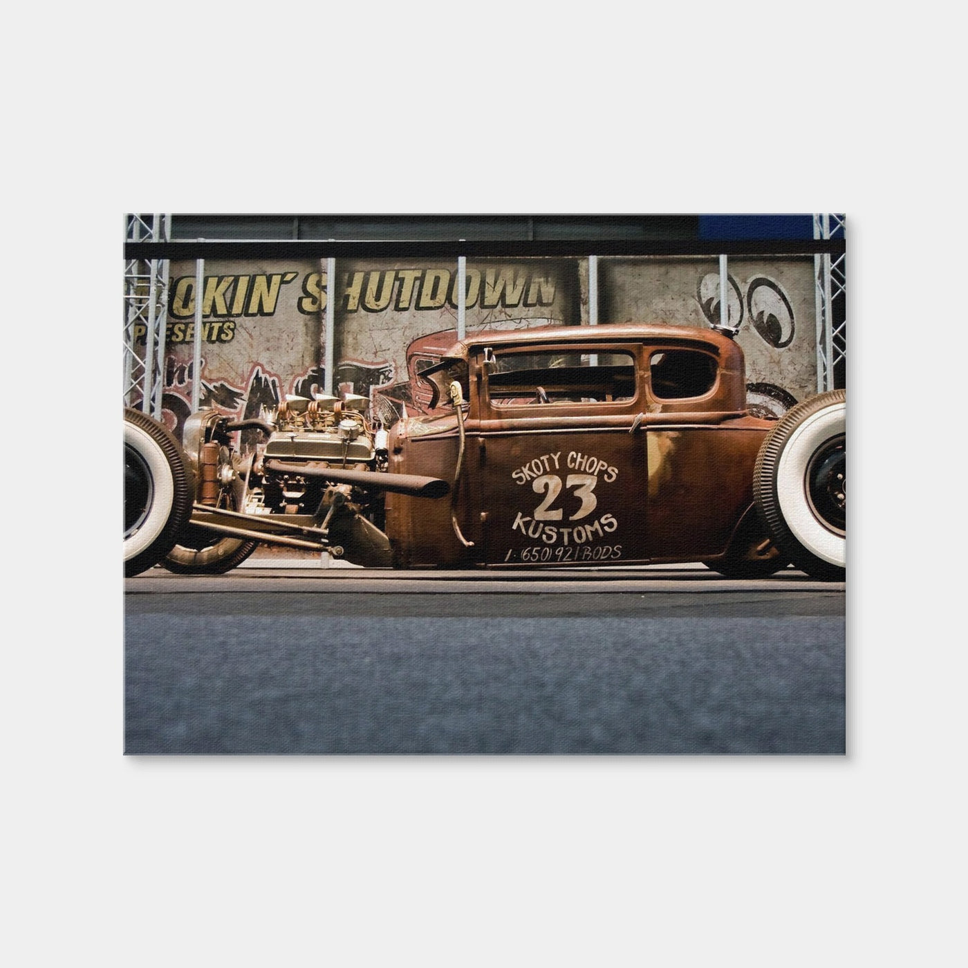 AUTO-MOCKUP WHITE | Rat Rod | 1 Piece | Gallery Wrap Canvas | group=4x3