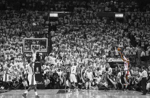Ray Allen Game 6 Shot copy 2 Wall Art