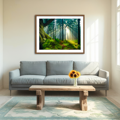 AUTO-MOCKUP ROOM | Rays of Wonder Wall Art