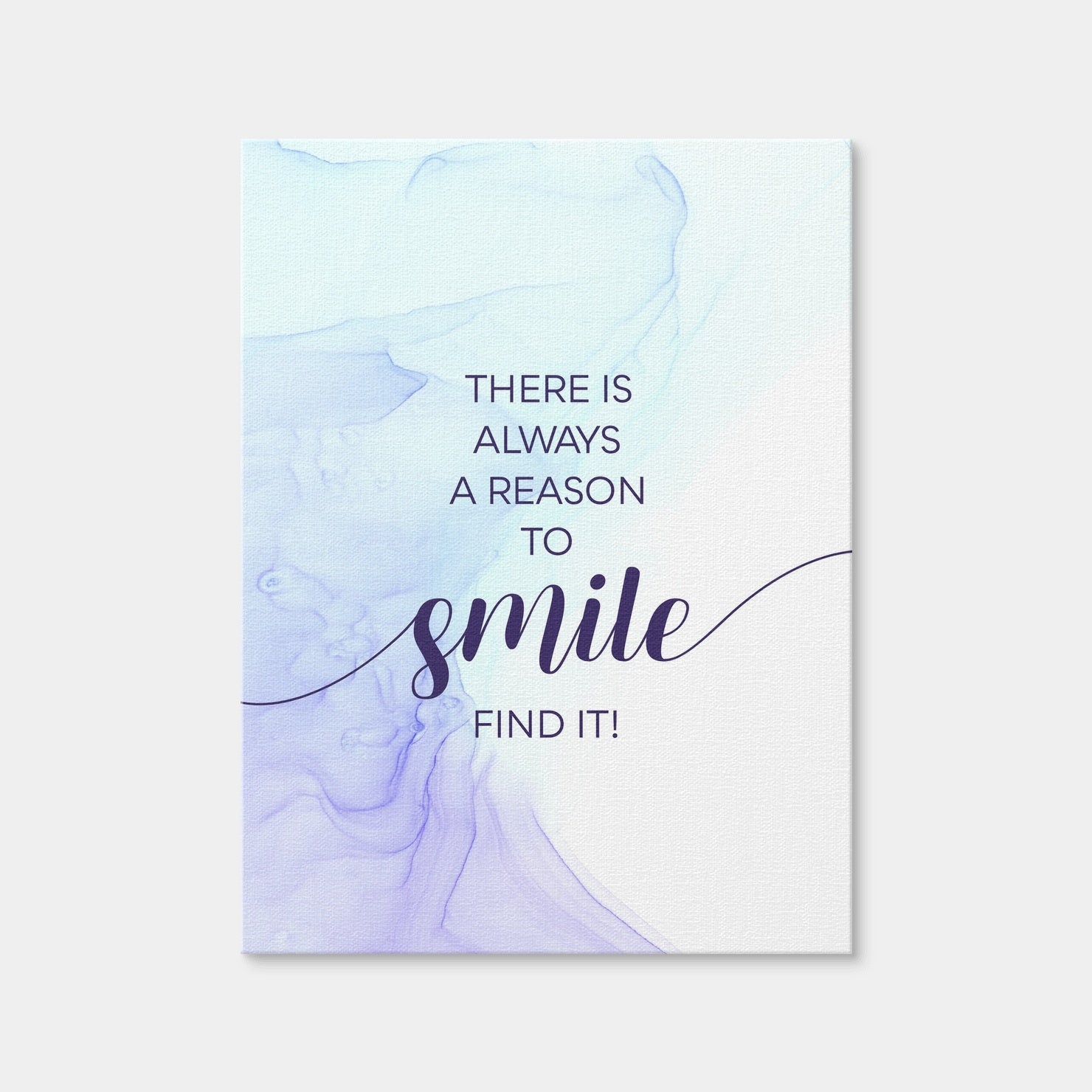 AUTO-MOCKUP WHITE | Reason To Smile | 1 Piece | Gallery Wrap Canvas | group=3x4