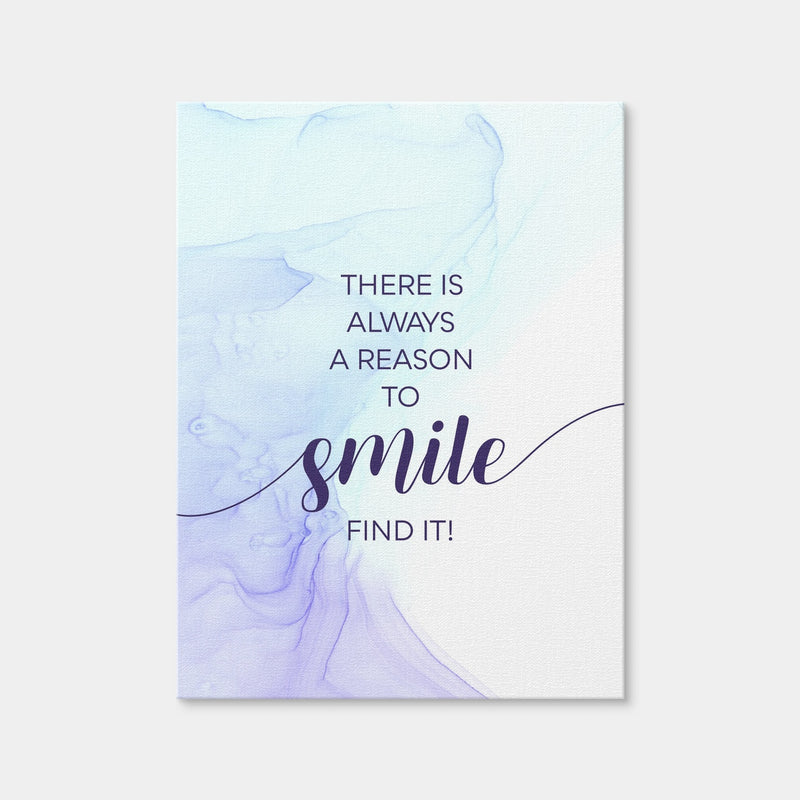 AUTO-MOCKUP WHITE | Reason To Smile | 1 Piece | Gallery Wrap Canvas | group=3x4