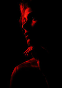 Red-Girl Wall Art