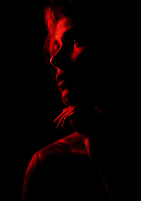 Red-Girl Wall Art