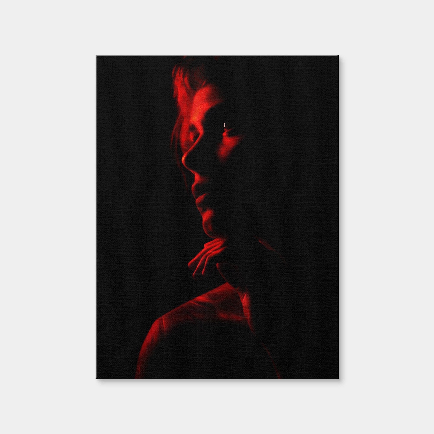 AUTO-MOCKUP WHITE | Red-Girl | 1 Piece | Gallery Wrap Canvas | group=3x4