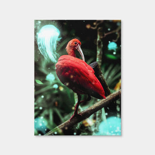 AUTO-MOCKUP WHITE | Red Bird | 1 Piece | Gallery Wrap Canvas | group=3x4