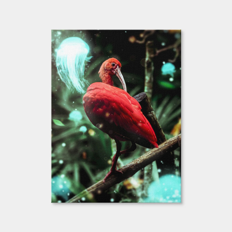 AUTO-MOCKUP WHITE | Red Bird | 1 Piece | Gallery Wrap Canvas | group=3x4