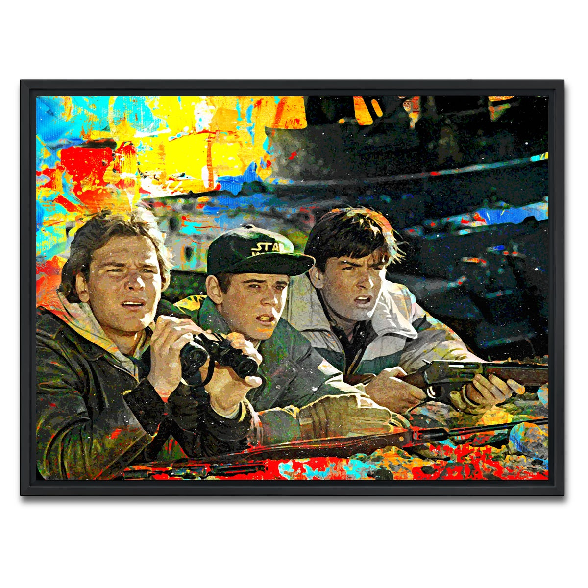 AUTO-MOCKUP WHITE | Red Dawn | 1 Piece | Black Framed Canvas | group=4x3