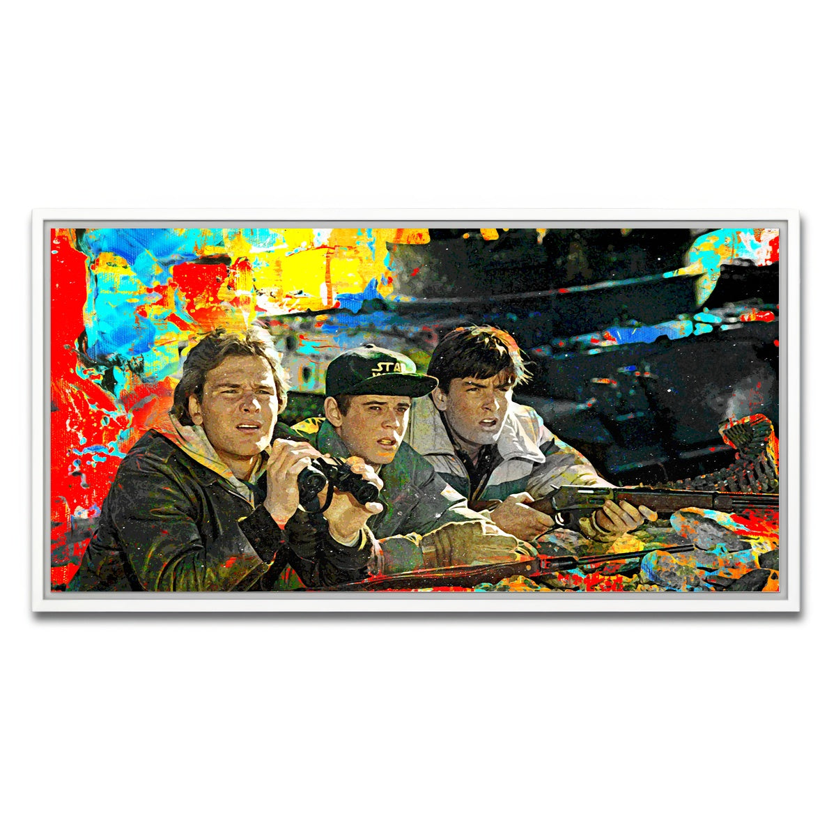 AUTO-MOCKUP WHITE | Red Dawn | 1 Piece | White Framed Canvas | group=2x1