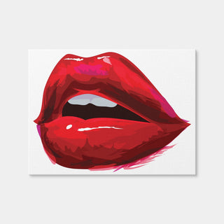 AUTO-MOCKUP WHITE | Red Lips | 1 Piece | Gallery Wrap Canvas | group=4x3