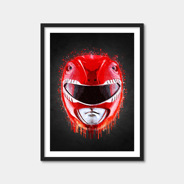 Red Ranger Portrait Wall Art — Framed Print Format preview