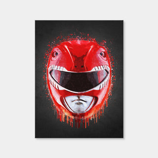 AUTO-MOCKUP WHITE | Red Ranger Portrait | 1 Piece | Gallery Wrap Canvas | group=3x4