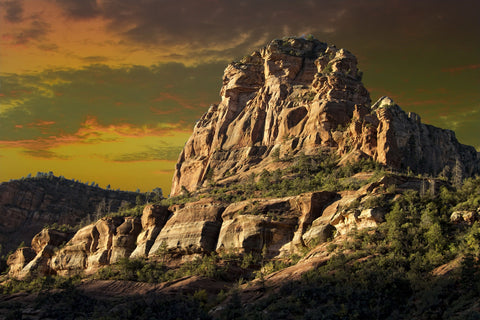 Red Rock Mountain in Sedona Wall Art