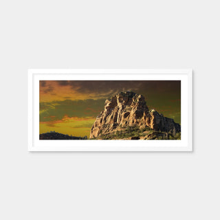AUTO-MOCKUP WHITE | Red Rock Mountain in Sedona | 1 Piece | White Framed Print | group=2x1