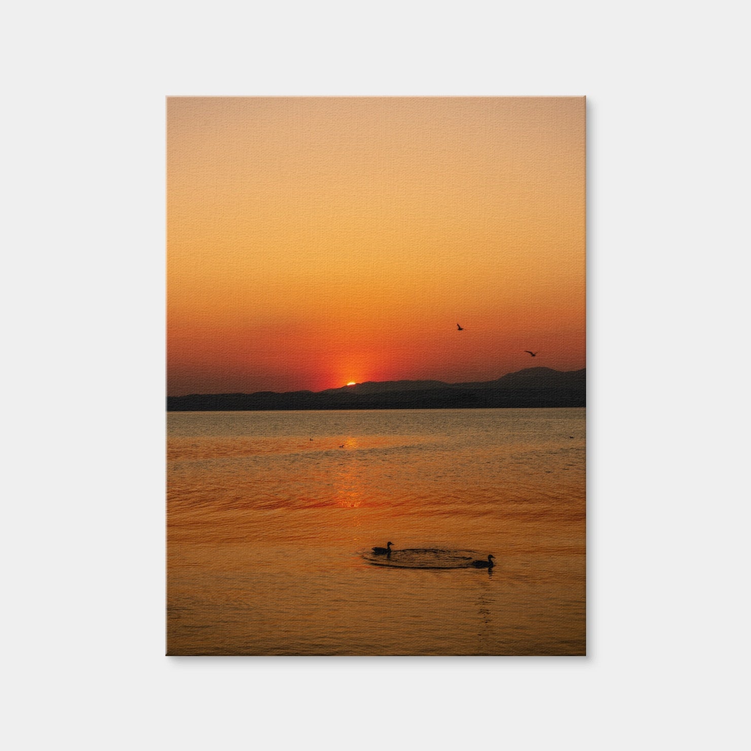AUTO-MOCKUP WHITE | Red Sunset | 1 Piece | Gallery Wrap Canvas | group=3x4