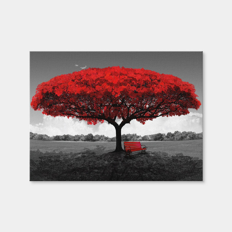 AUTO-MOCKUP WHITE | Red Tree | 1 Piece | Gallery Wrap | group=4x3