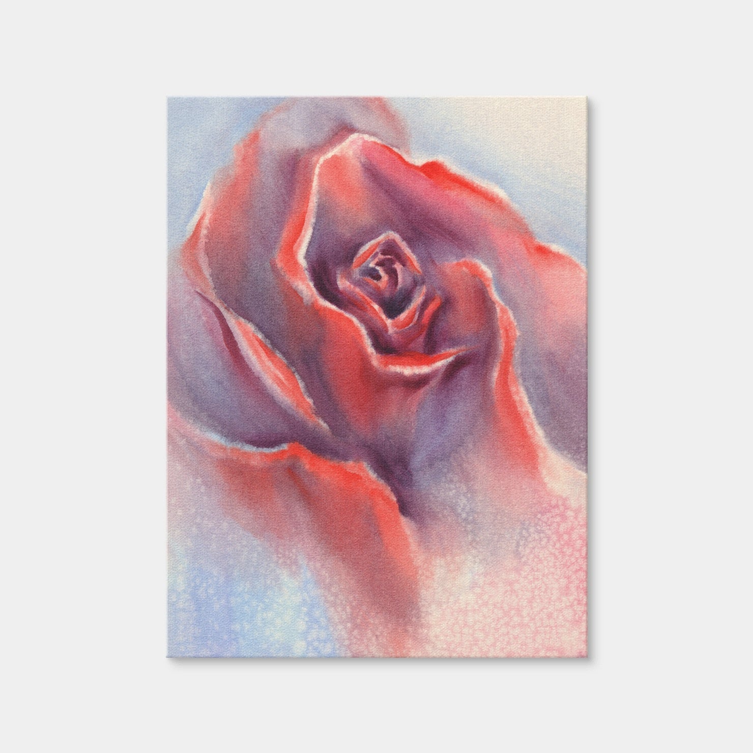 AUTO-MOCKUP WHITE | Red Velvet Rose | 1 Piece | Gallery Wrap Canvas | group=3x4