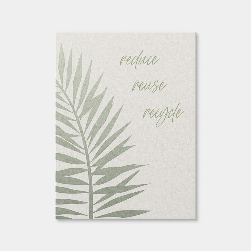 AUTO-MOCKUP WHITE | Reduce - Reuse - Recycle | 1 Piece | Gallery Wrap Canvas | group=3x4
