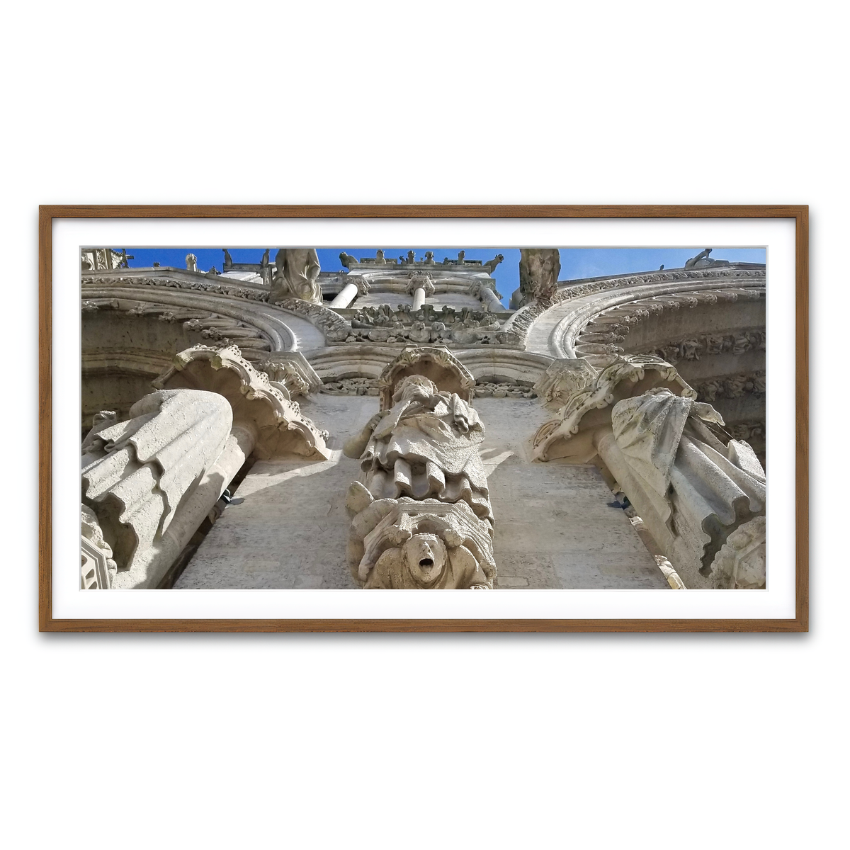 Framed Print 2x1 Walnut