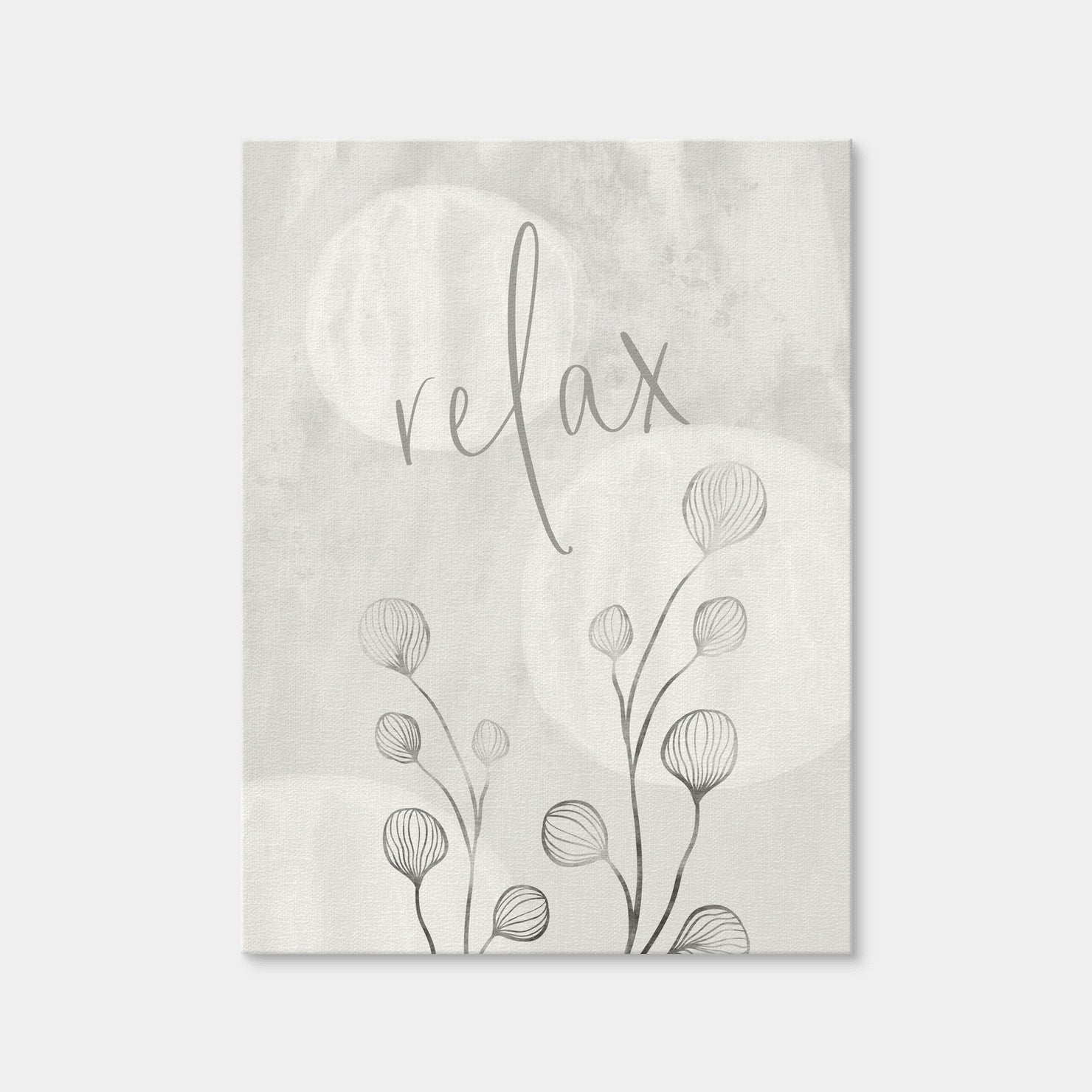 AUTO-MOCKUP WHITE | Relax - Japandi Style | 1 Piece | Gallery Wrap Canvas | group=3x4