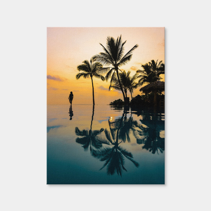 AUTO-MOCKUP WHITE | Relaxation Sunset | 1 Piece | Gallery Wrap Canvas | group=3x4