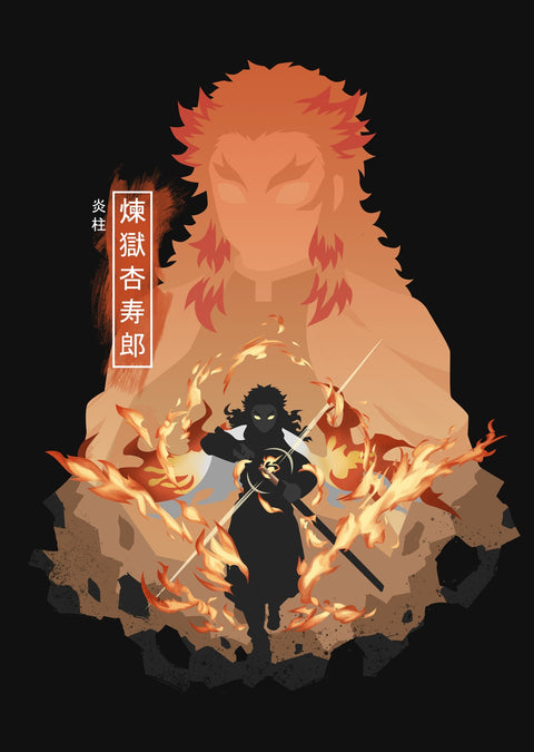 Rengoku Kyojuro Wall Art