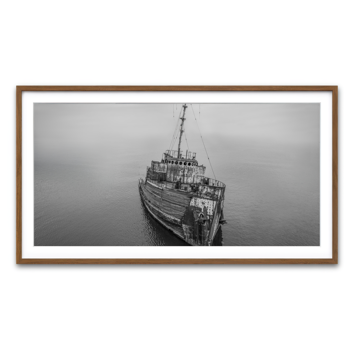 Framed Print 2x1 Walnut