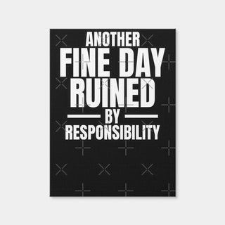AUTO-MOCKUP WHITE | Responsibility | 1 Piece | Gallery Wrap Canvas | group=3x4