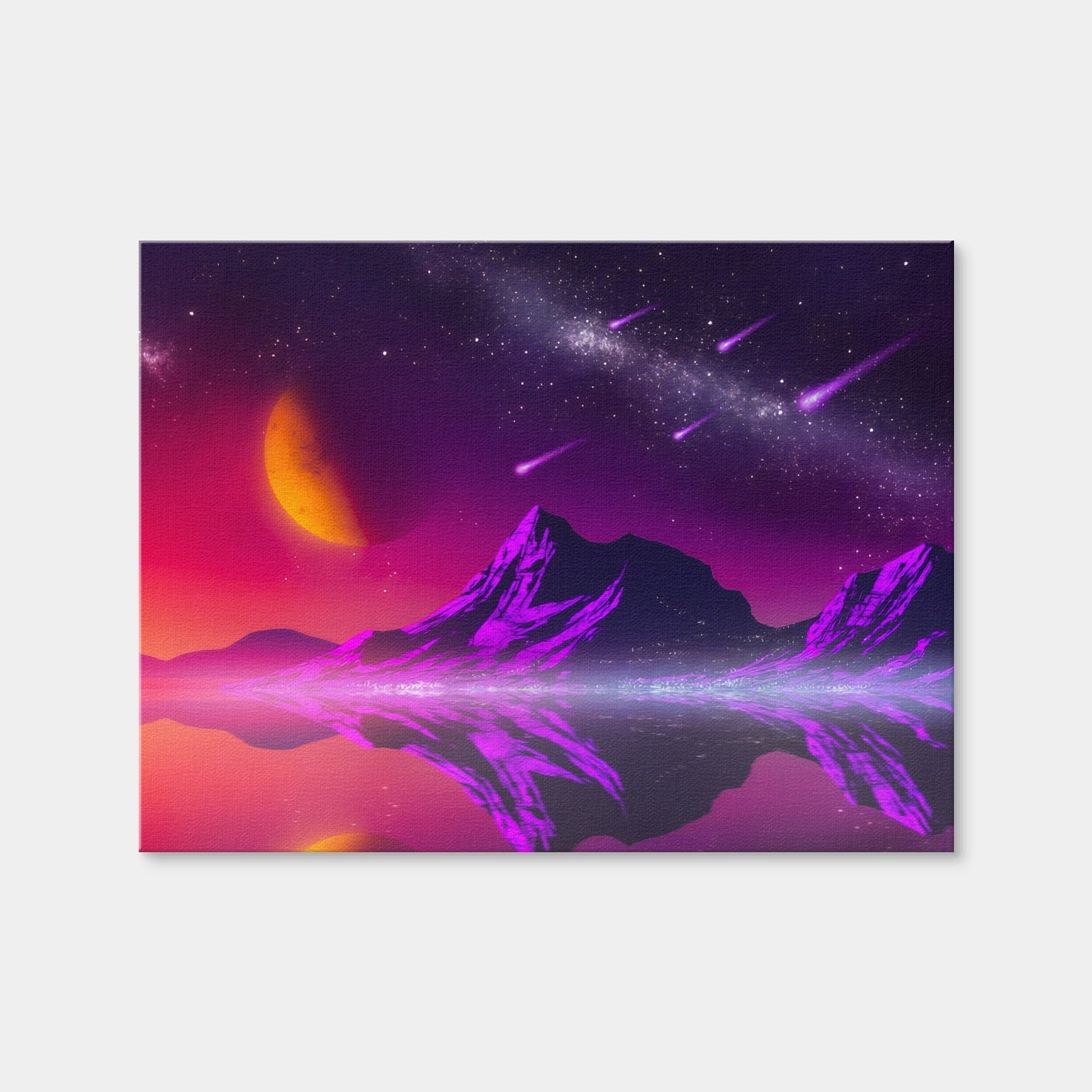 AUTO-MOCKUP WHITE | Retro Comets | 1 Piece | Gallery Wrap Canvas | group=4x3