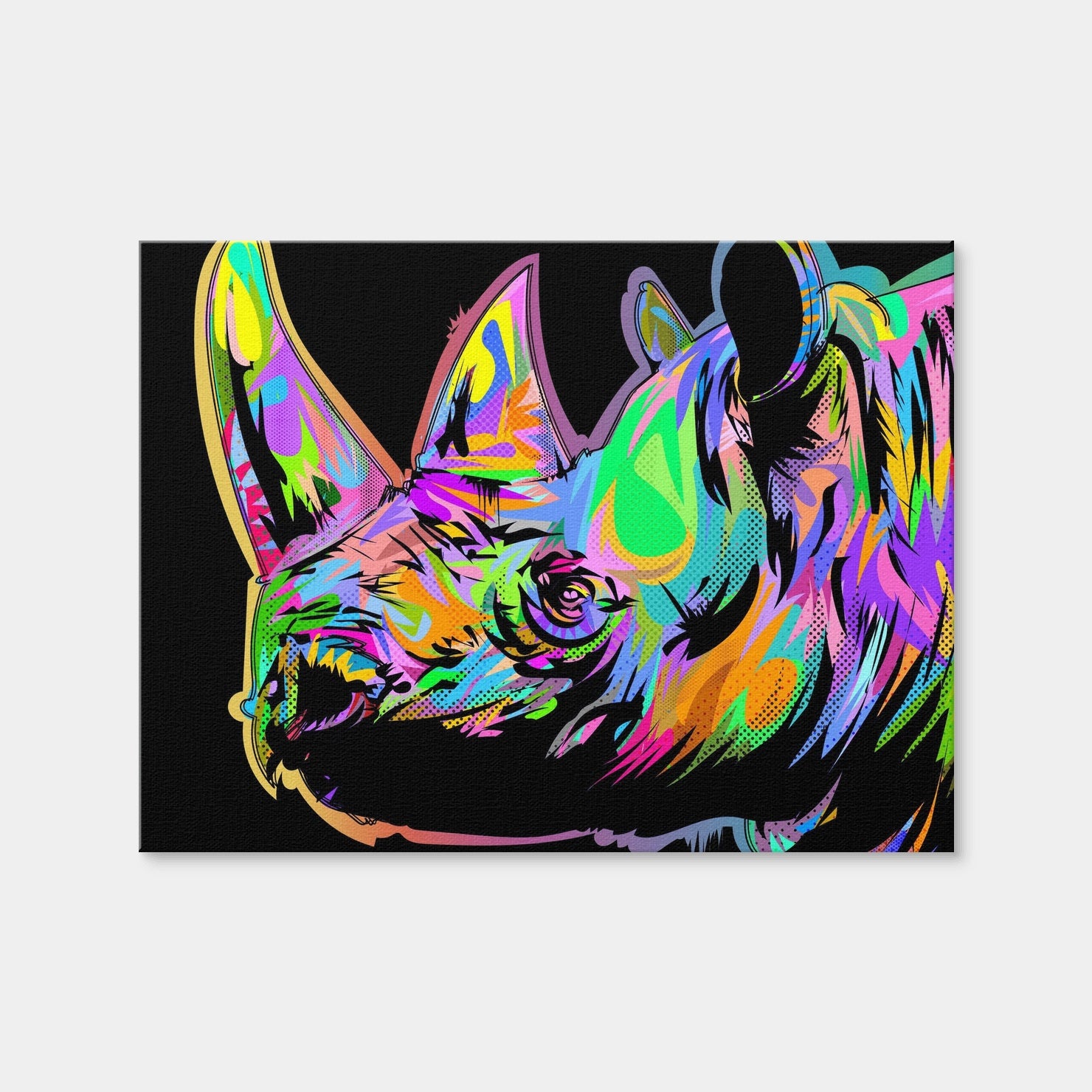 AUTO-MOCKUP WHITE | Rhino | 1 Piece | Gallery Wrap | group=4x3