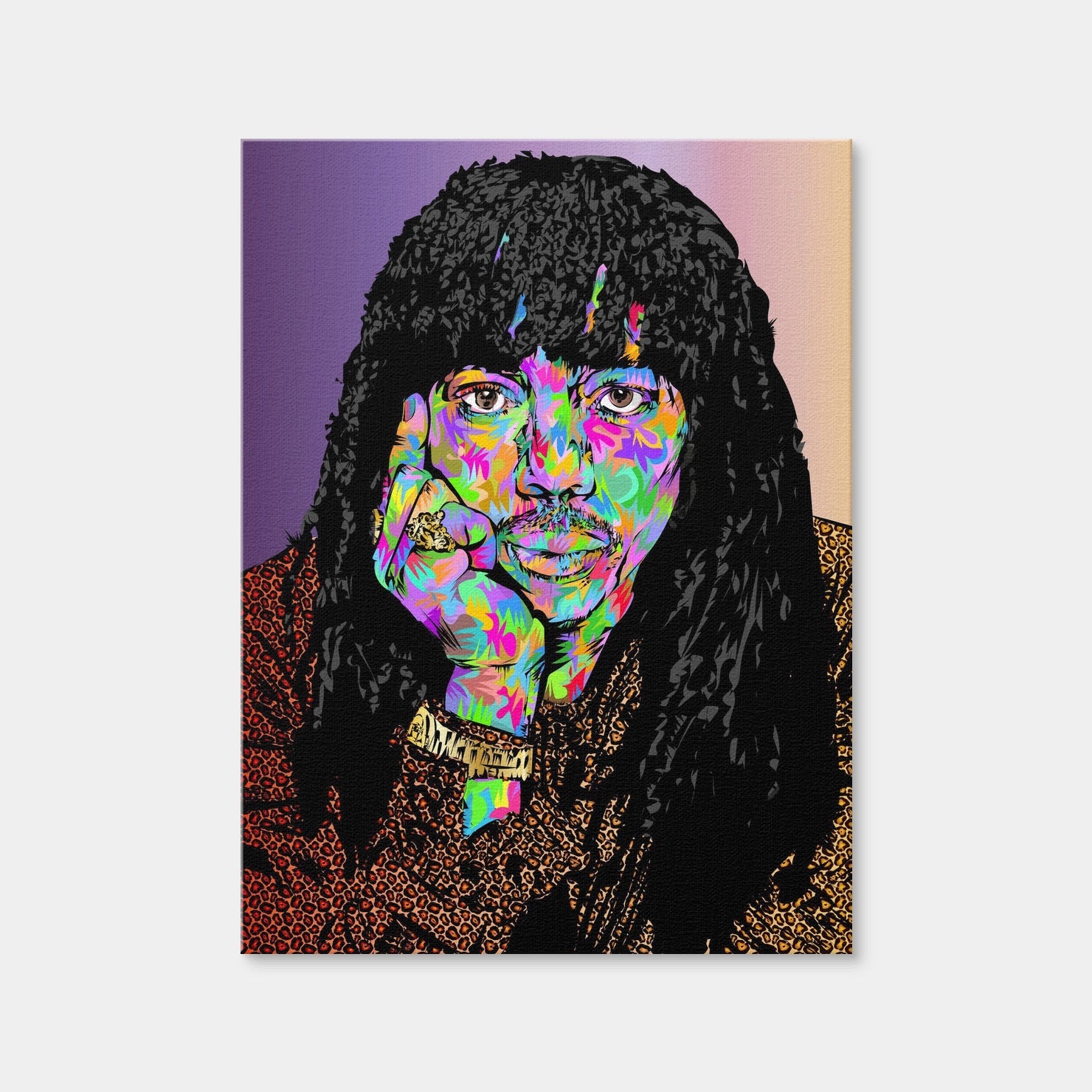 AUTO-MOCKUP WHITE | Rick James Bitch | 1 Piece | Gallery Wrap Canvas | group=3x4