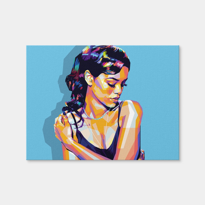 AUTO-MOCKUP WHITE | Rihanna | 1 Piece | Gallery Wrap | group=4x3