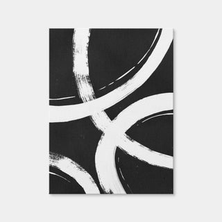 AUTO-MOCKUP WHITE | Rings Black & White | 1 Piece | Gallery Wrap Canvas | group=3x4