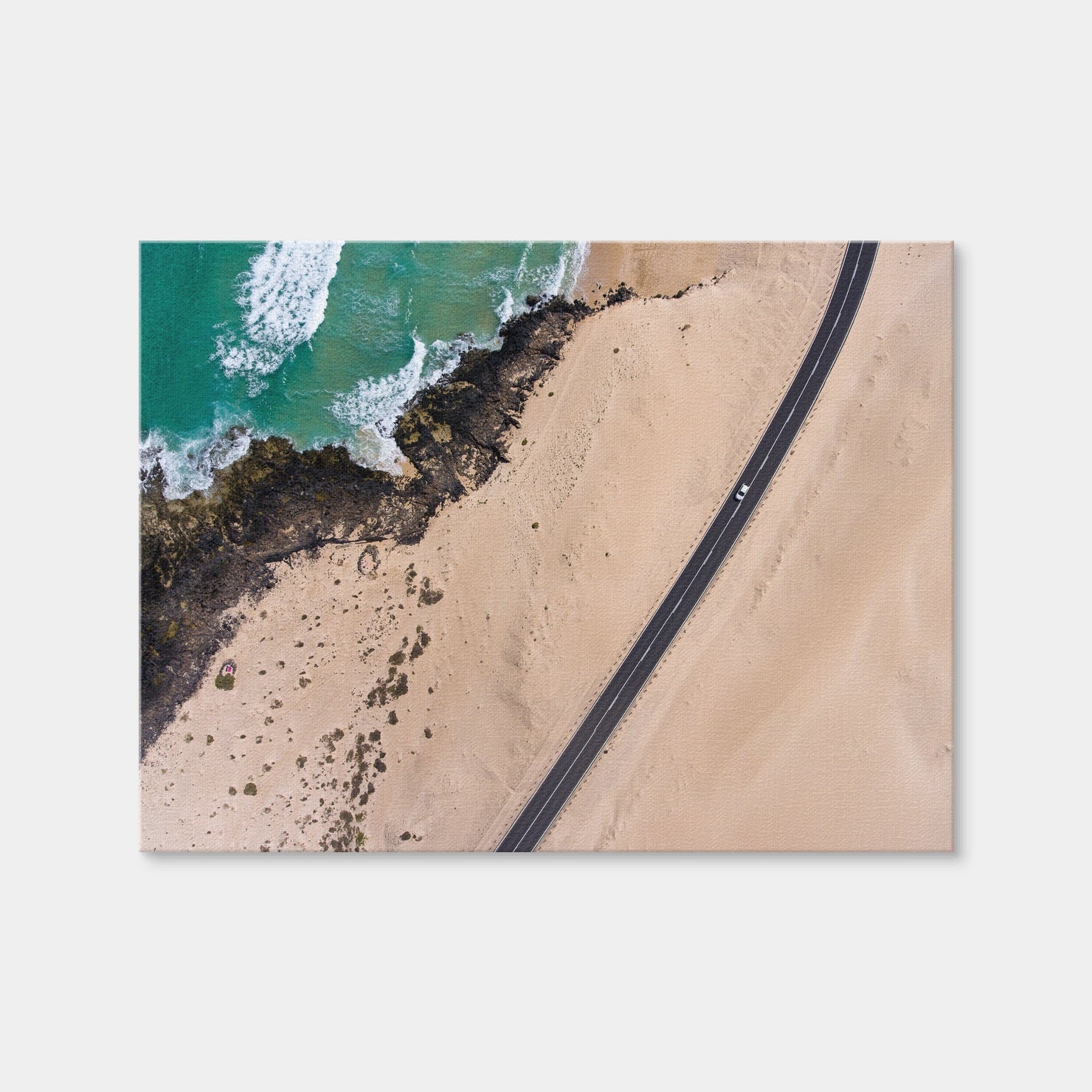 AUTO-MOCKUP WHITE | Road and Sand | 1 Piece | Gallery Wrap Canvas | group=4x3