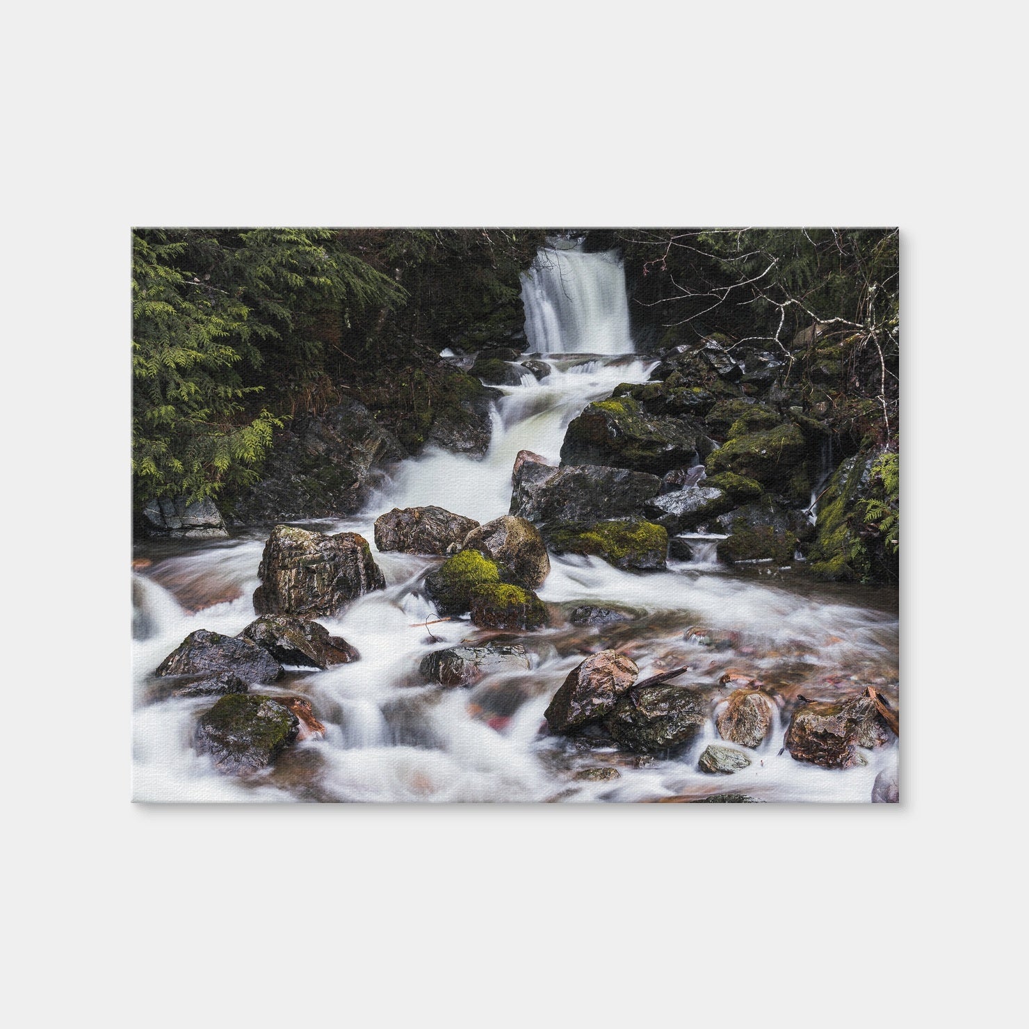 AUTO-MOCKUP WHITE | Roadside Waterfalls | 1 Piece | Gallery Wrap | group=4x3