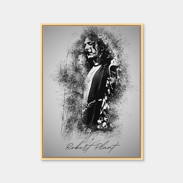 Robert Plant Wall Art — Framed Canvas Format preview