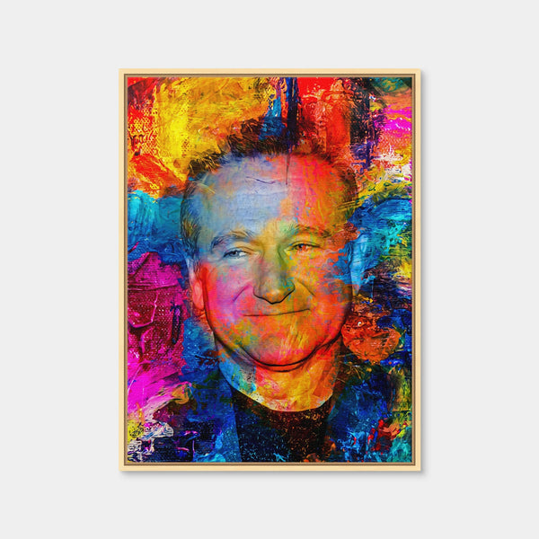 Robin Williams Wall Art — Framed Canvas Format preview