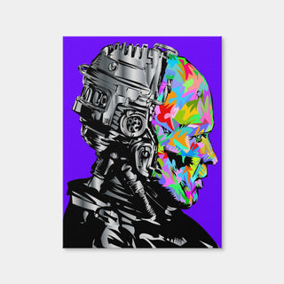 AUTO-MOCKUP WHITE | Robo Cop Color | 1 Piece | Gallery Wrap | group=3x4