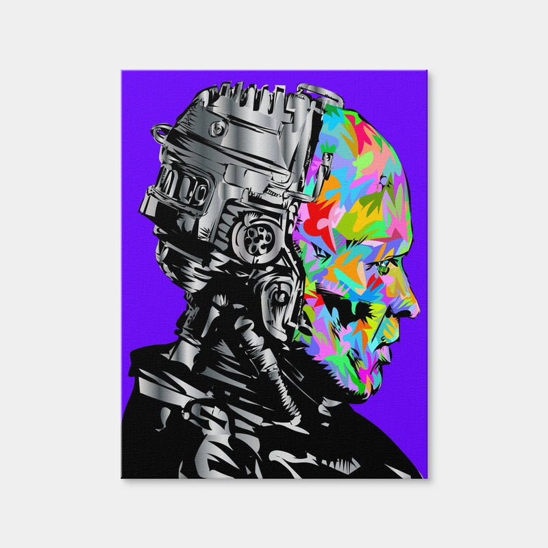 AUTO-MOCKUP WHITE | Robo Cop Color | 1 Piece | Gallery Wrap | group=3x4
