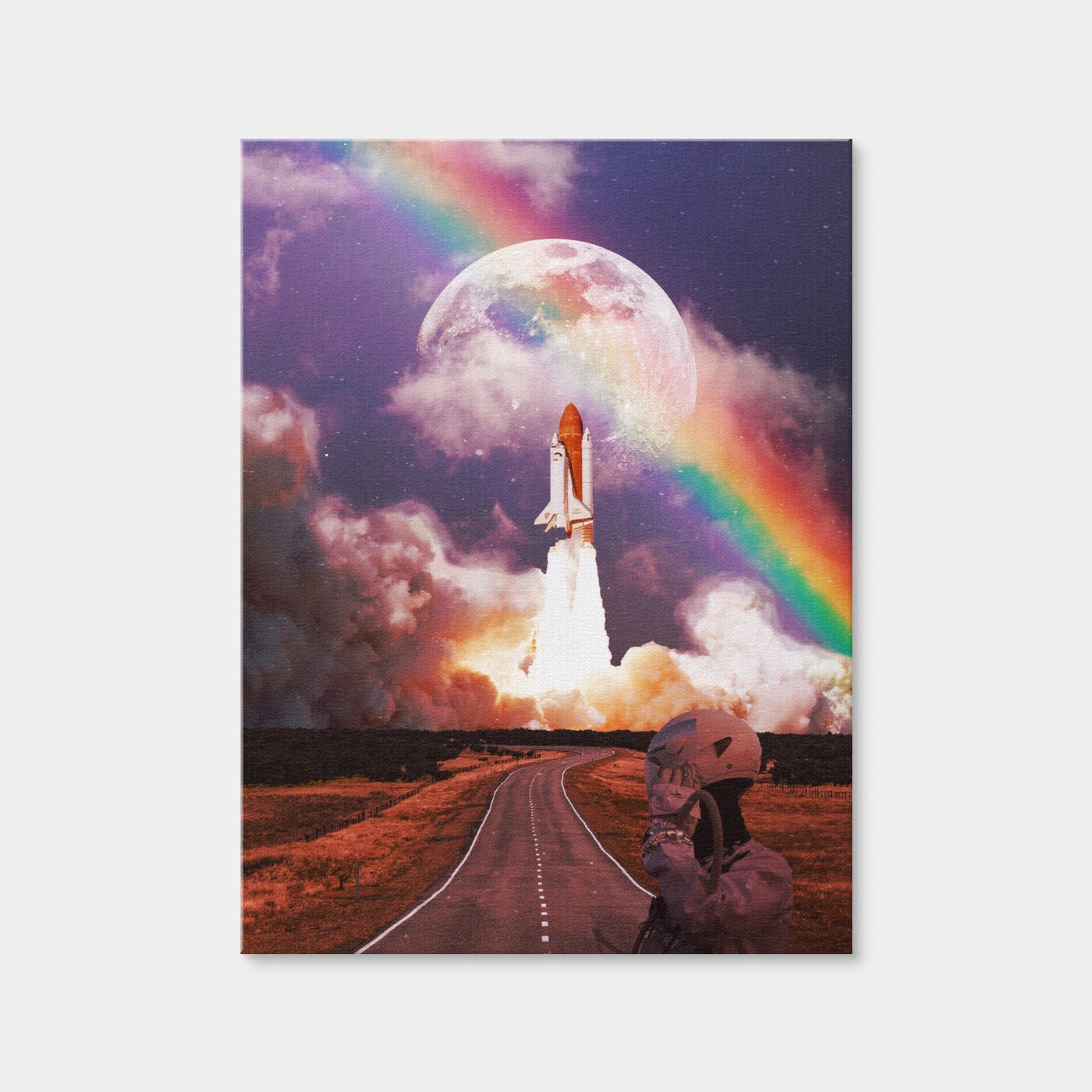 AUTO-MOCKUP WHITE | Rocket Launching | 1 Piece | Gallery Wrap Canvas | group=3x4
