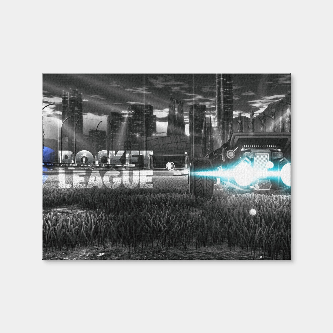 AUTO-MOCKUP WHITE | Rocket League | 1 Piece | Gallery Wrap | group=4x3