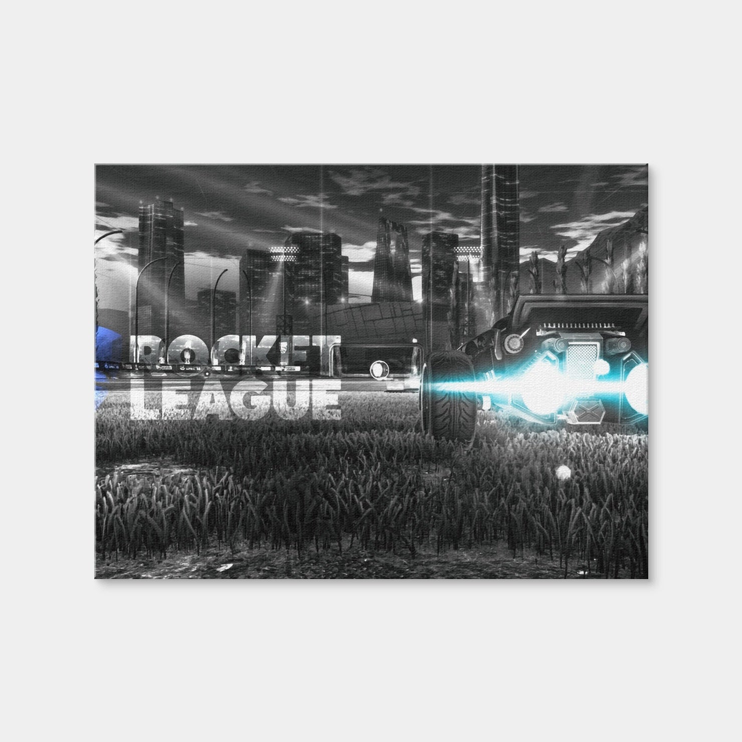 AUTO-MOCKUP WHITE | Rocket League | 1 Piece | Gallery Wrap | group=4x3