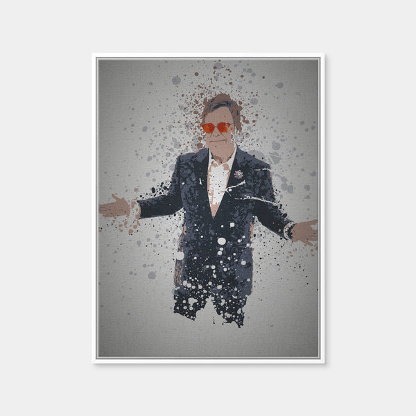 Rocket Man Wall Art — Framed Canvas Format preview