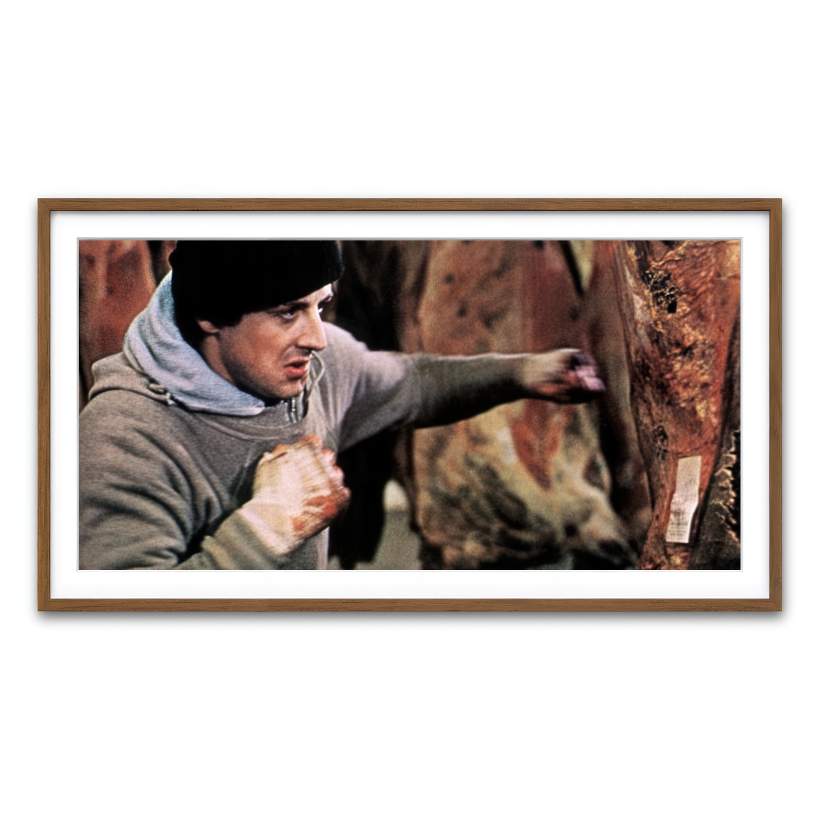 Framed Print 2x1 Walnut