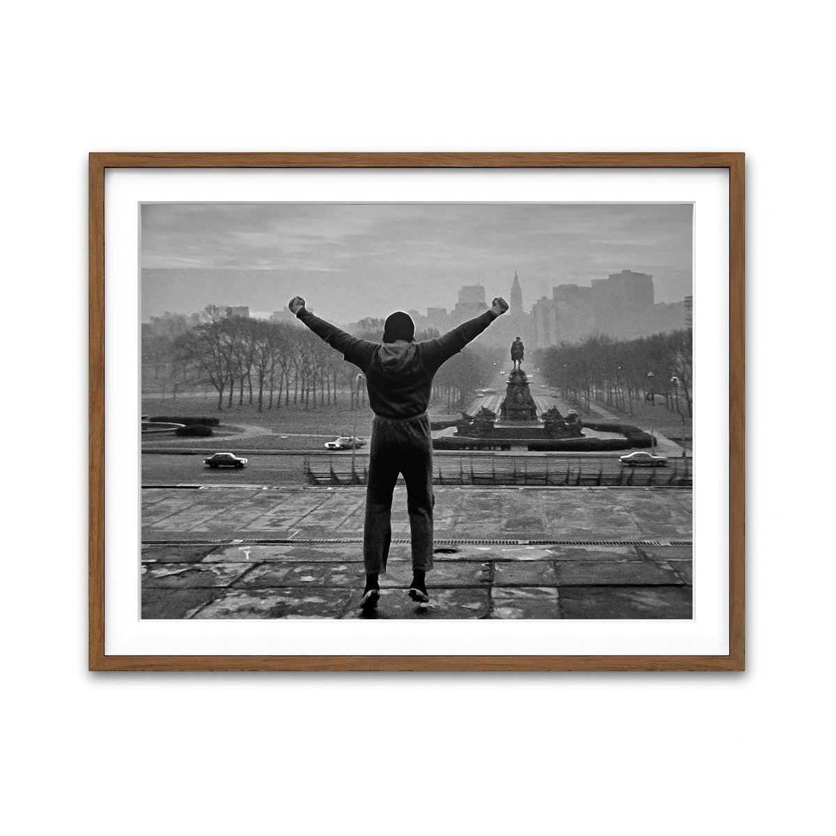 Framed Print 4x3 Walnut