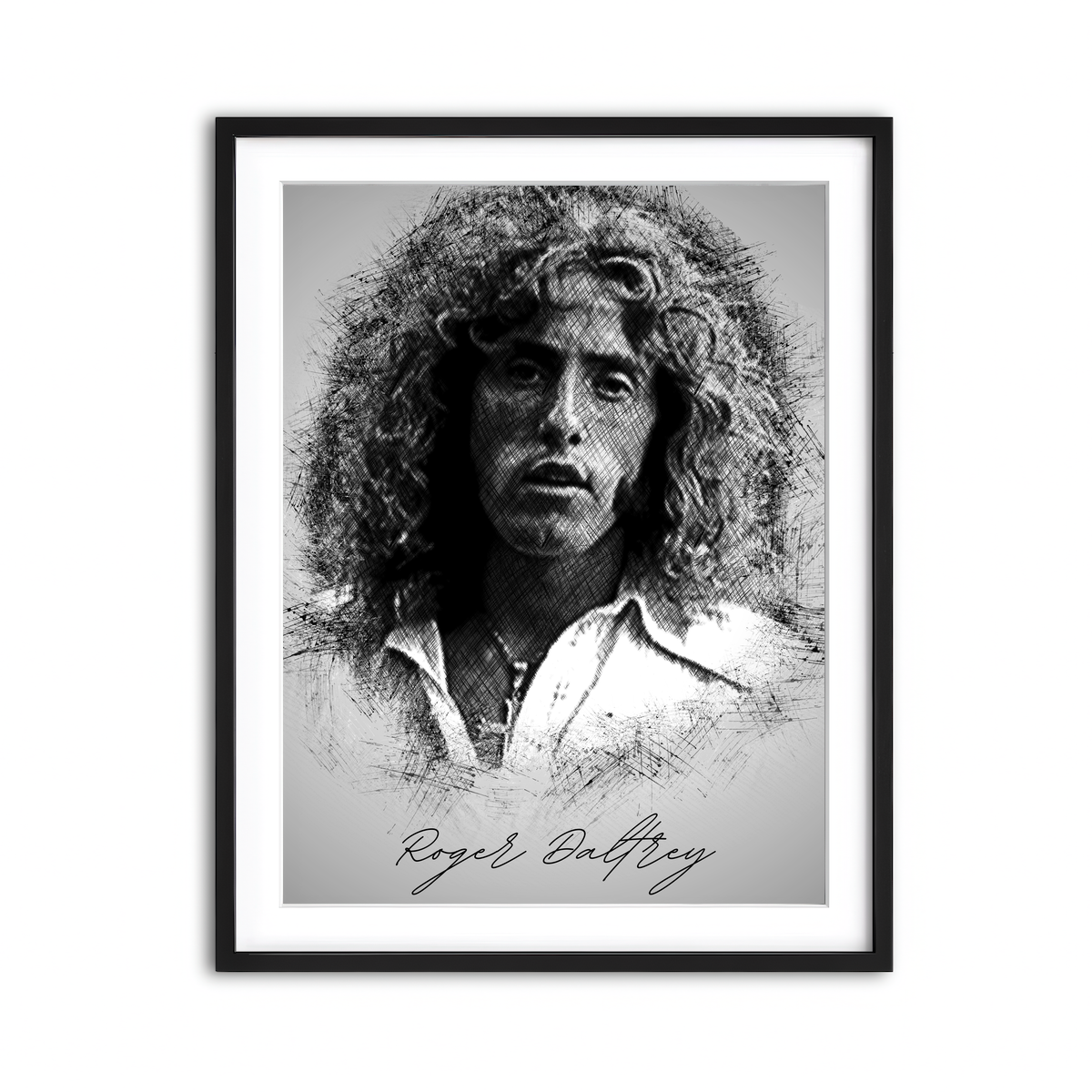 Framed Print 3x4 Black