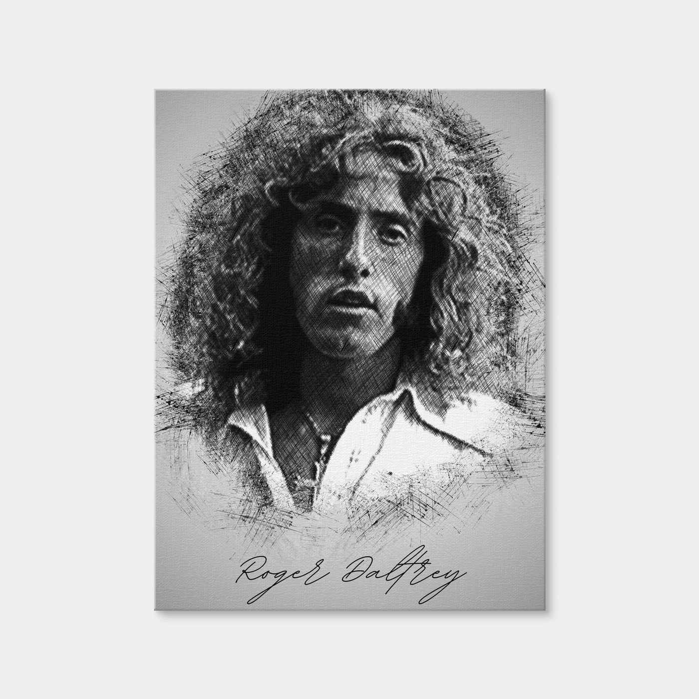 AUTO-MOCKUP WHITE | Roger Daltrey | 1 Piece | Gallery Wrap Canvas | group=3x4