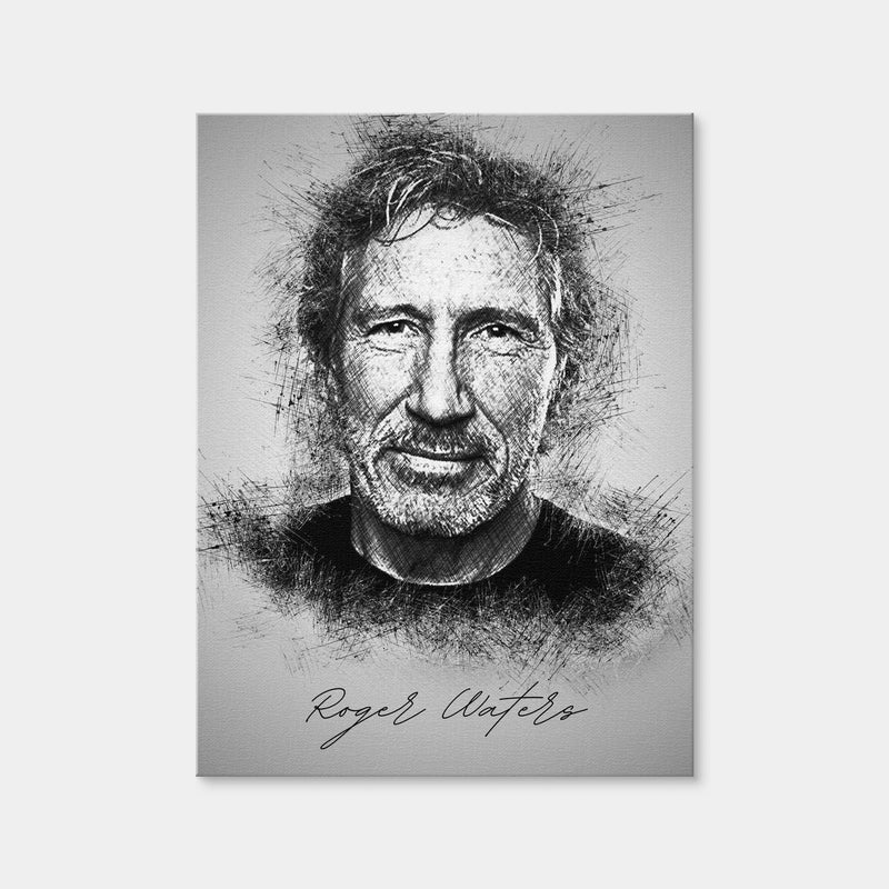 AUTO-MOCKUP WHITE | Roger Waters | 1 Piece | Gallery Wrap | group=3x4