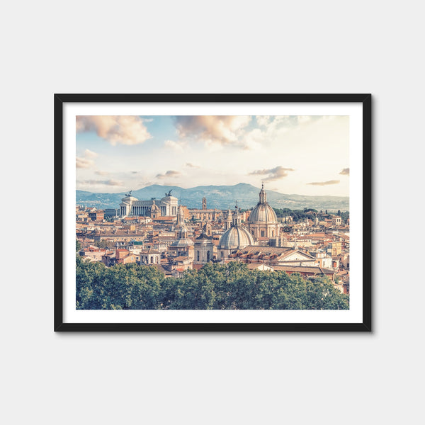Rome Roofs Wall Art — Framed Print Format preview