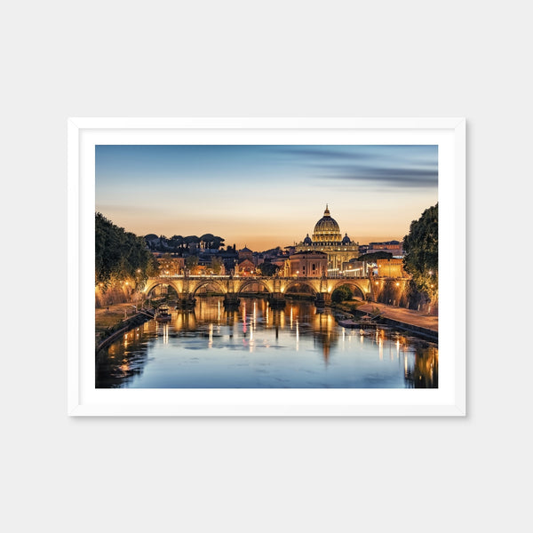 Rome Sunset Wall Art — Framed Print Format preview